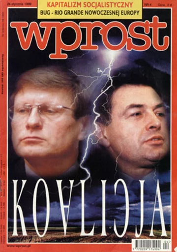 Okładka tygodnika Wprost nr 4/1999 (843)