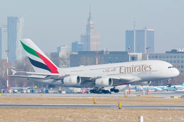 Airbus A380 w Warszawie 