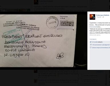 Miniatura: Wysłała list do Komorowskiego. "Adresat...