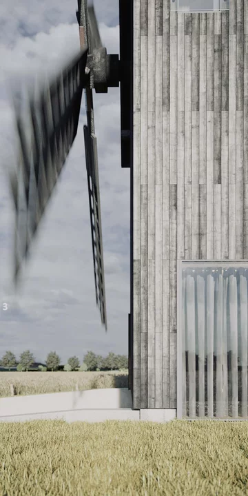 Dom-wiatrak, wizualizacje 