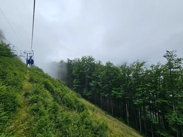 Wjazd kolejką na&nbsp;Pustevny