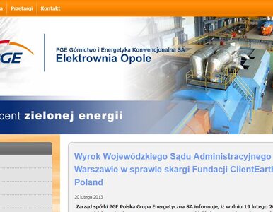 Miniatura: PGE nie rozbuduje Elektrowni Opole