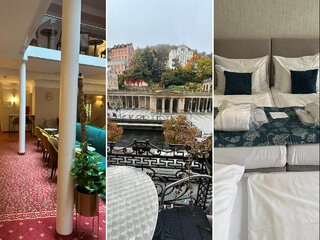 Hotel Astoria i widoki z okna