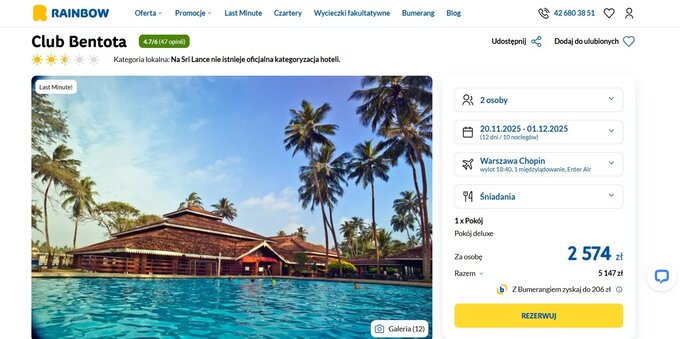 Last minute na Sri Lance