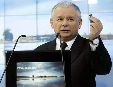 Miniatura: Kaczyński wierzy w gaz łupkowy