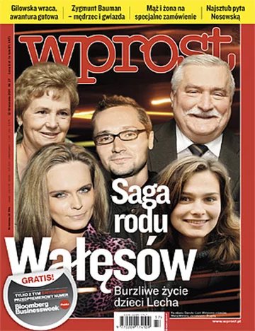 Okładka tygodnika Wprost nr 37/2011 (1492)