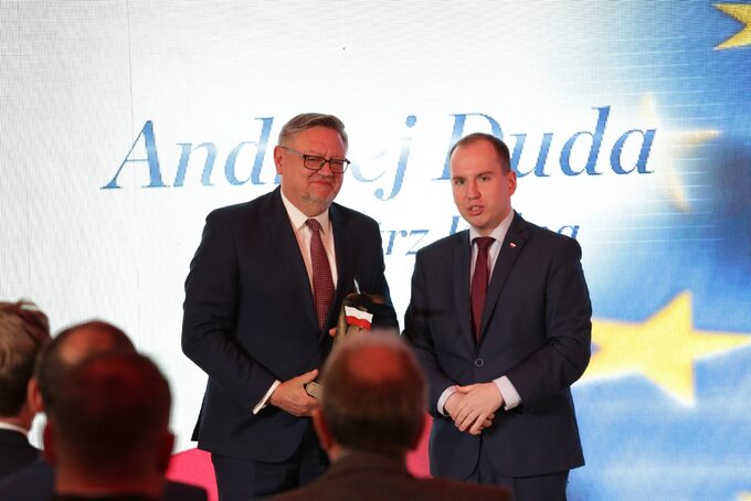 Andrzej Duda i Adam Andruszkiewicz