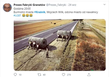 Kraśnik wolny od 5G. Memy 