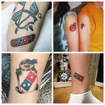 Uczestnicy konkursu zorganizowanego przez Domino's Pizza 