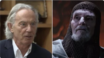 Mem z nową fryzurą Tony'ego Blaira 