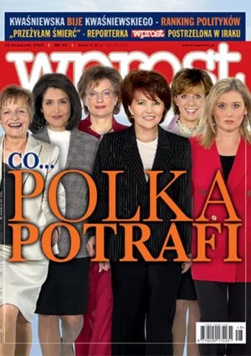 Okładka tygodnika Wprost nr 48/2003 (1096)