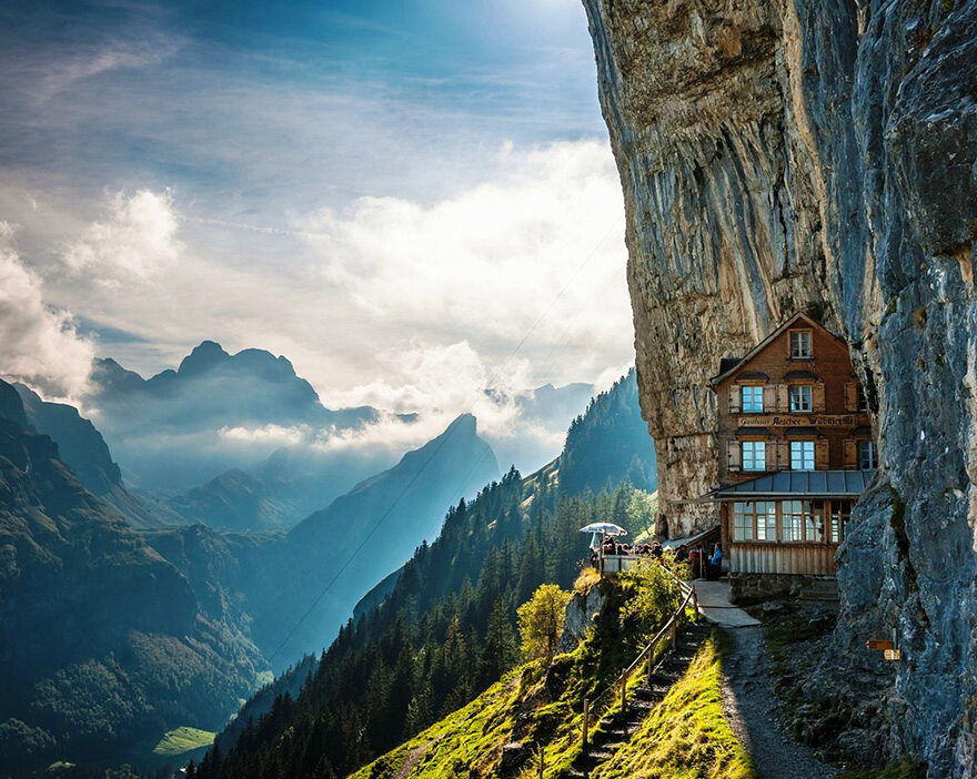 Hotel Ascher, Szwajcaria  (fot. http://www.boredpanda.com)
