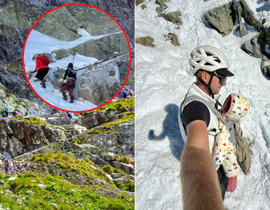 Miniatura: Turyści zabrali niemowlę na Rysy....