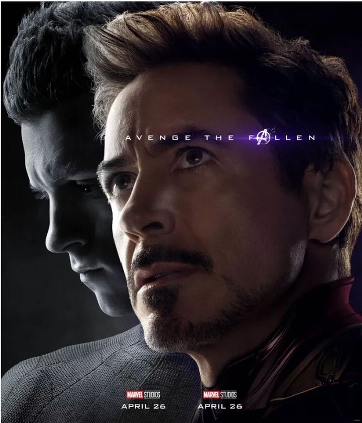 Jeden z serii memów inspirowanych plakatami do „Avengers: Endgame”, mający poruszyć serca fanów </3 