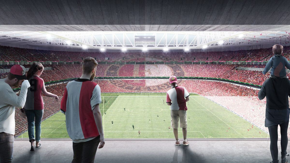 Nowy stadion w Rotterdamie Nowy Stadion Feyenoordu Rotterdam