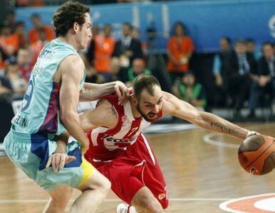 Miniatura: Euroliga koszykarzy: Olympiakos lepszy od...