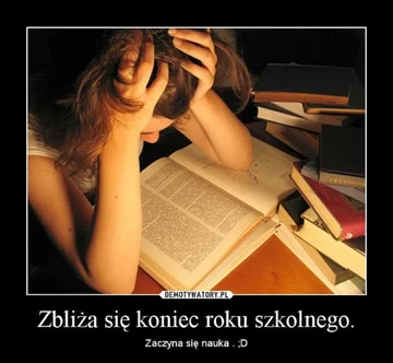 Zakończenie roku szkolnego - okolicznościowe memy 