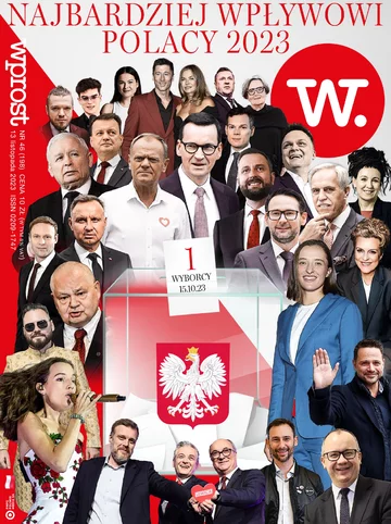 Okładka tygodnika Wprost nr 46/2023 (2114)