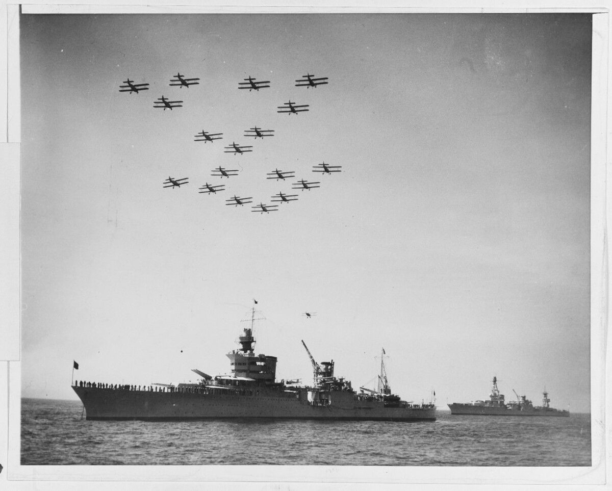USS Indianapolis na zdjęciu US Navy z maja 1934 roku 
