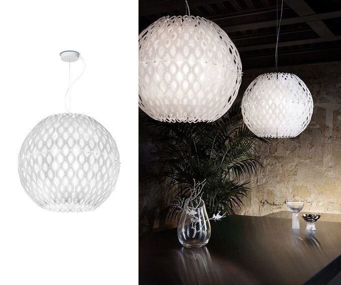 Lampa wisząca Slamp CHR88SOSG000W_000 Charlotte Globe