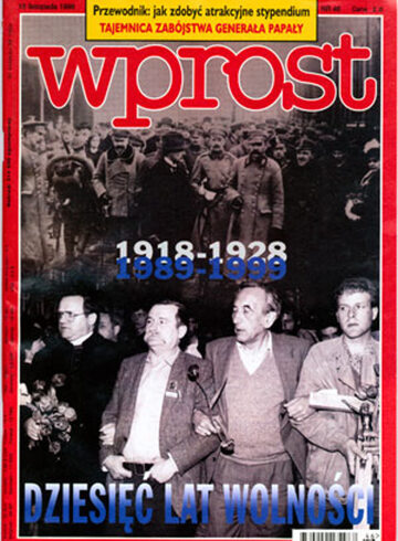 Okładka tygodnika Wprost nr 46/1998 (833)