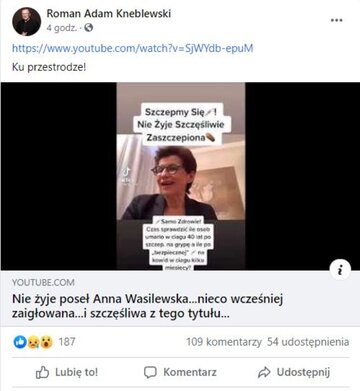 Post ks. Romana Kneblewskiego