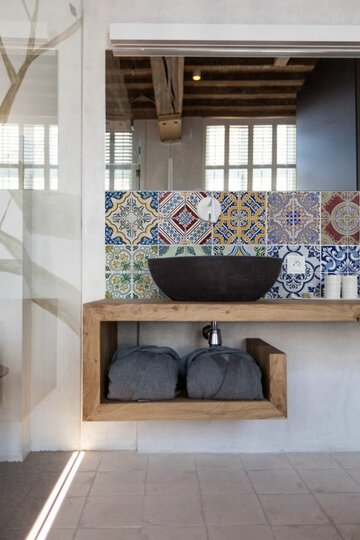 Tapeta inspirowana portugalskimi kafelkami