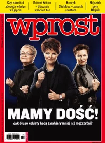 Okładka tygodnika Wprost nr 7/2011 (1462)