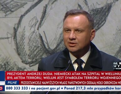 Miniatura: Andrzej Duda w 82. rocznicę wybuchu II WŚ:...