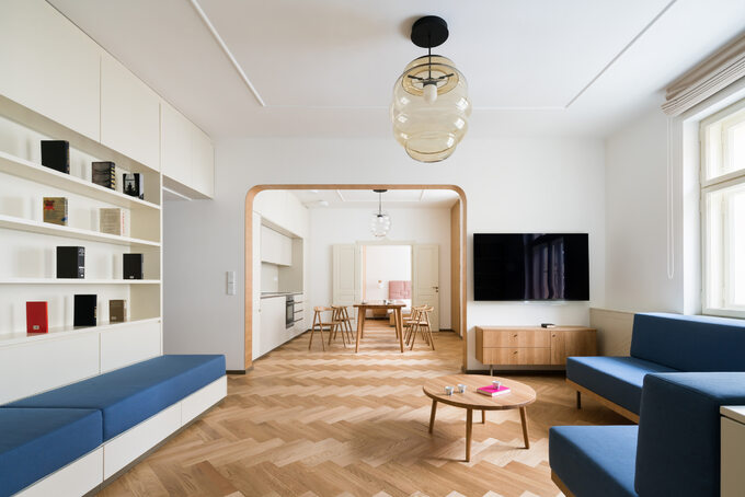 Mieszkanie w kamienicy, projekt No Architects