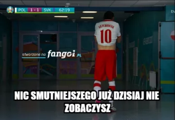Mem po meczu Polaków ze Słowakami 
