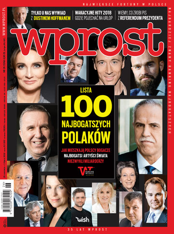 Okładka tygodnika Wprost nr 26/2018 (1841)