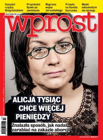 Okładka tygodnika Wprost nr 27/2013 (1584)