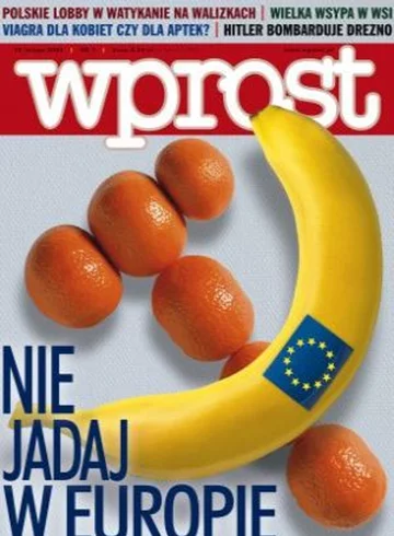 Okładka tygodnika Wprost nr 7/2005 (1159)