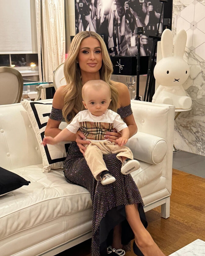 Paris Hilton i jej syn Phoenix 