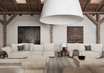 Mieszkanie na&nbsp;poddaszu kamienicy, proj. Studio Organic