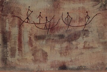 Tadeusz Kulisiewicz, Bez tytułu, 1979, akwarela, tusz, papier, 14 &times; 20,6 cm, kolekcja Wandy i&nbsp;Leona Pietraszak&oacute;w