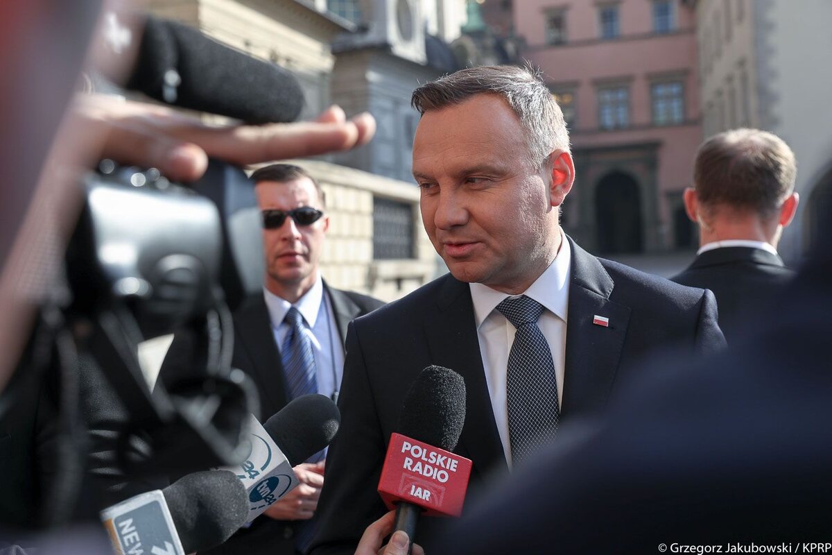 Prezydent Andrzej Duda w Krakowie 