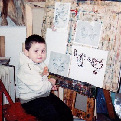 Miniatura: Dusan zaczął rysować mając 2 lata. Tak...