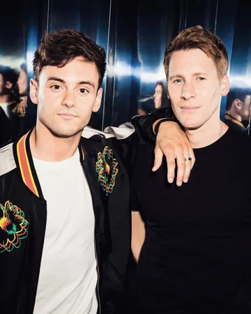 Tom Daley i Dustin Lance Black 