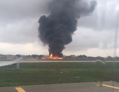 Miniatura: Katastrofa samolotu na Malcie. Nie żyją...