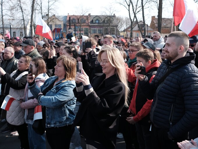 Uczestnicy spotkania ze Sławomirem Mentzenem