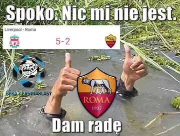 Mem po meczu Liverpool - AS Roma 