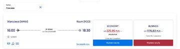 Promocja na&nbsp;lot do&nbsp;Rzymu