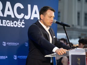 Miniatura: Kandydat Konfederacji wziął winę na...
