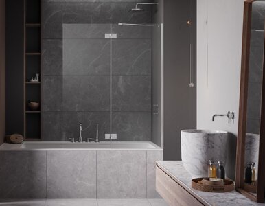 Miniatura: Mała łazienka: wanna czy prysznic?...