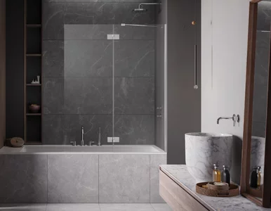 Miniatura: Mała łazienka: wanna czy prysznic?...