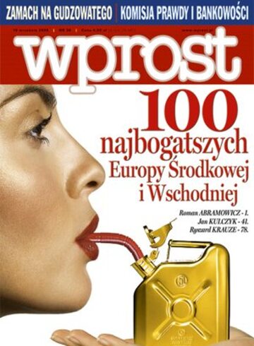 Okładka tygodnika Wprost nr 36/2006 (1238)