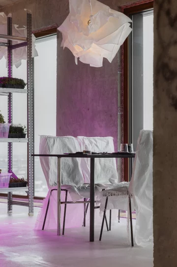 Venue 54 pop up Restaurant, Ryga. Projekt: Open AD 