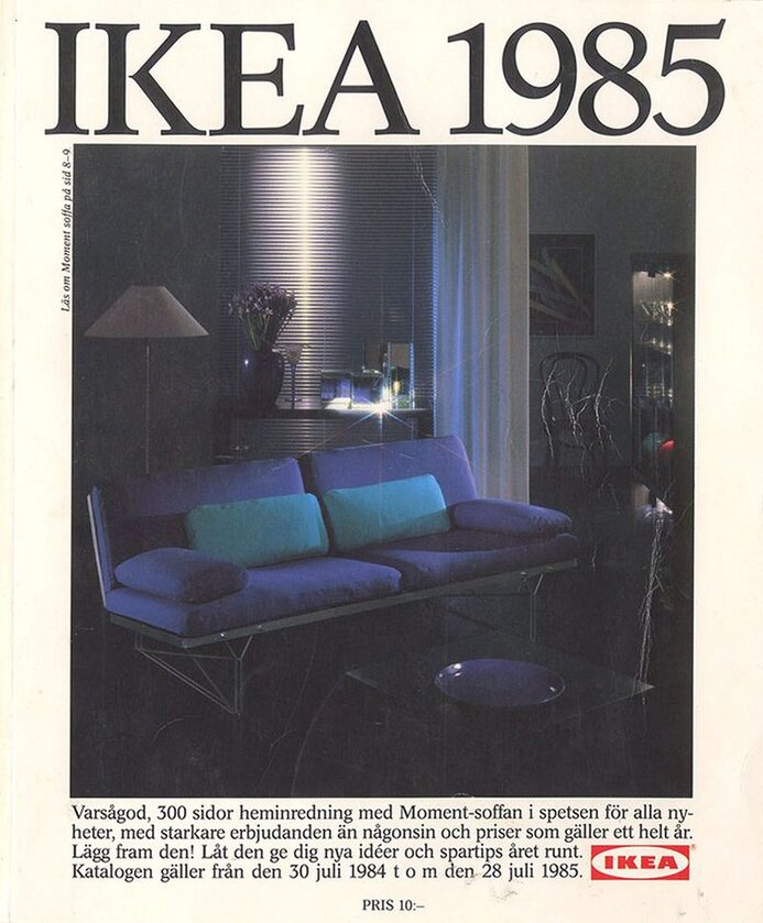 Okładka katalogu IKEA z 1985 roku 